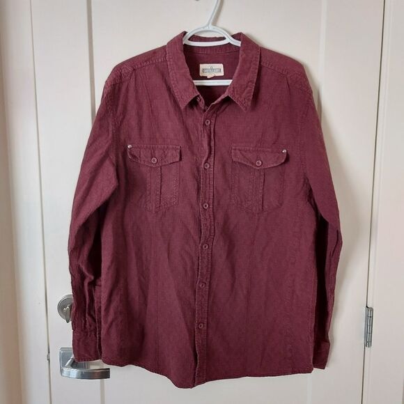 DISTILLERY Apparel button down - Picture 1 of 6